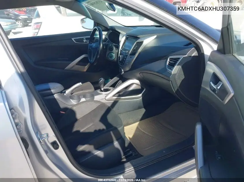KMHTC6ADXHU307359 2017 Hyundai Veloster