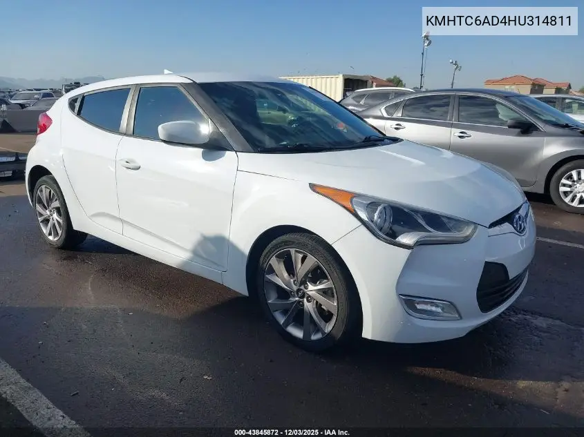 KMHTC6AD4HU314811 2017 Hyundai Veloster
