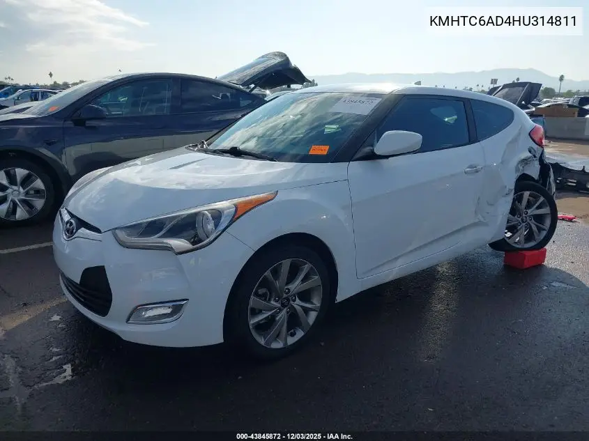 KMHTC6AD4HU314811 2017 Hyundai Veloster