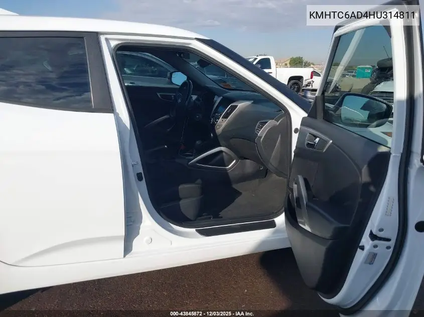 KMHTC6AD4HU314811 2017 Hyundai Veloster