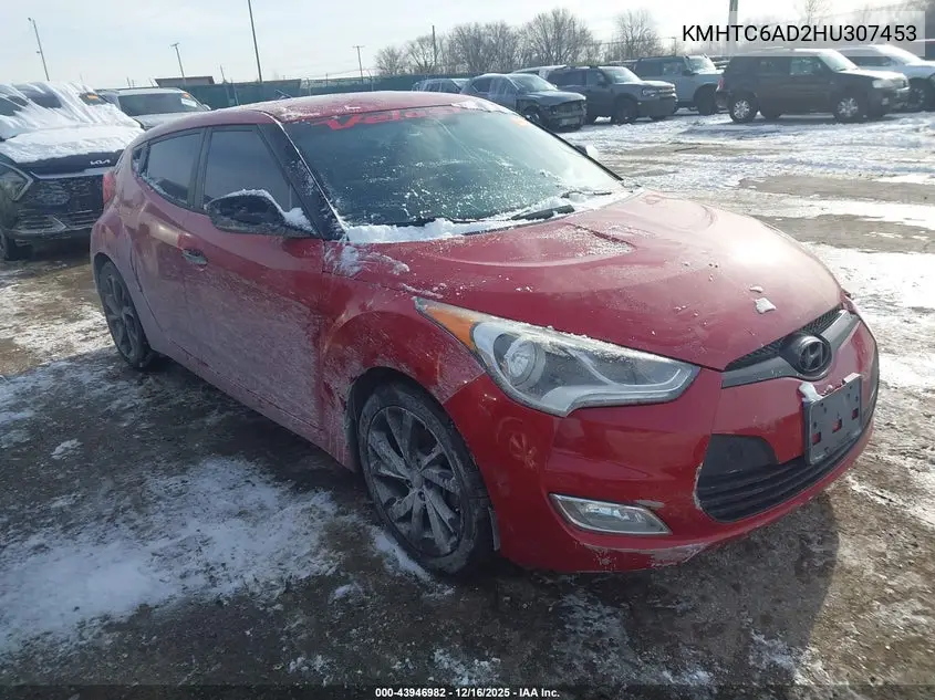 KMHTC6AD2HU307453 2017 Hyundai Veloster