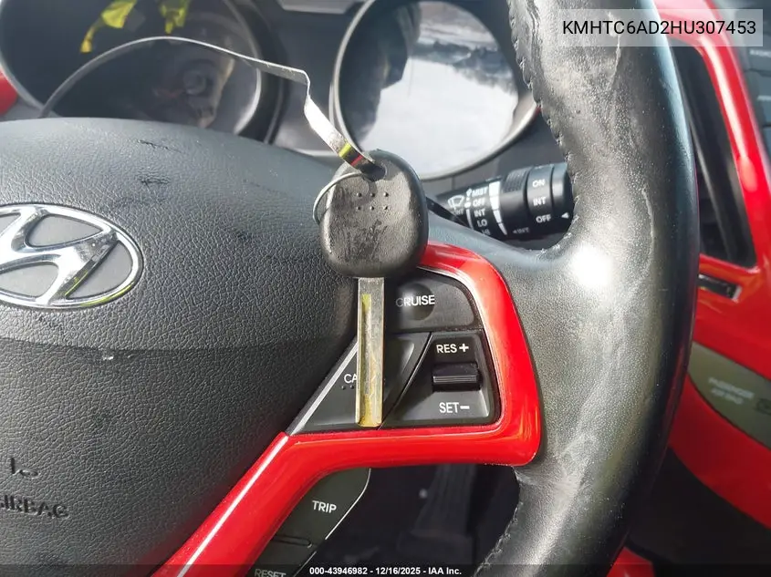 KMHTC6AD2HU307453 2017 Hyundai Veloster
