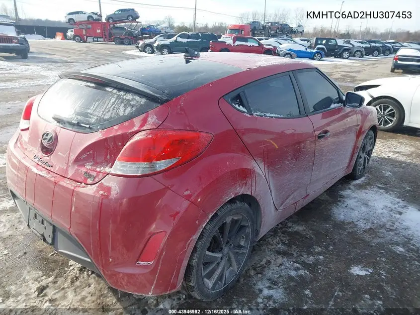 KMHTC6AD2HU307453 2017 Hyundai Veloster