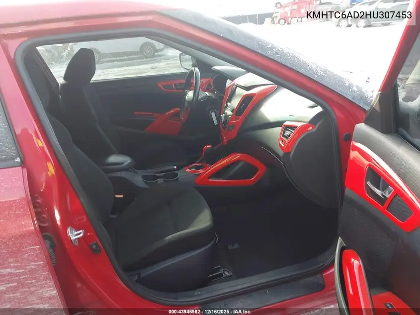 KMHTC6AD2HU307453 2017 Hyundai Veloster