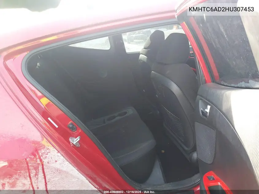 KMHTC6AD2HU307453 2017 Hyundai Veloster
