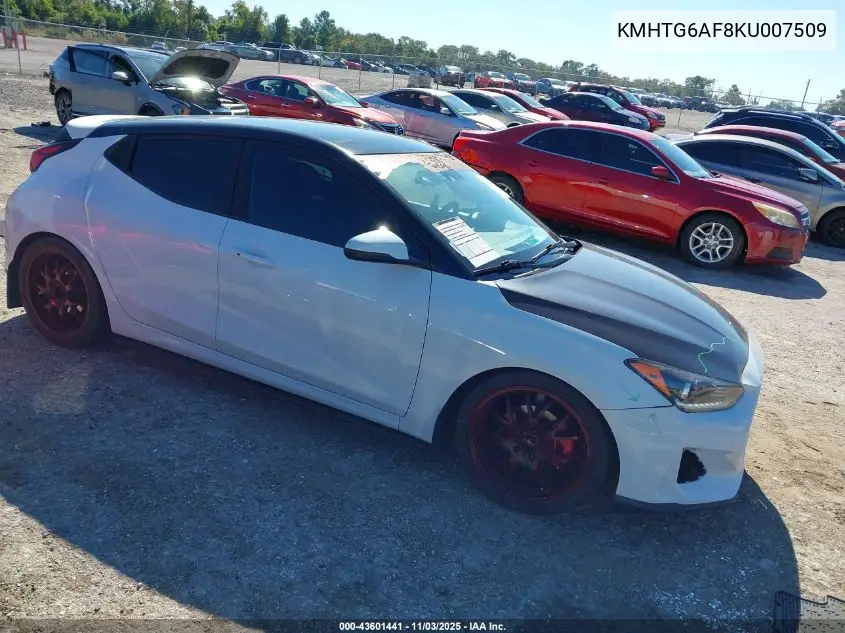 KMHTG6AF8KU007509 2019 Hyundai Veloster 2.0 Premium