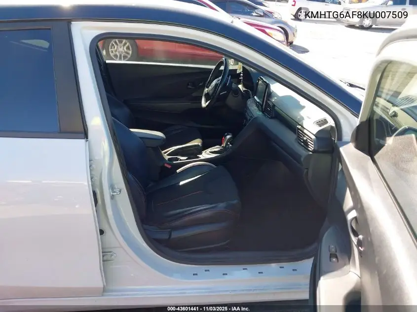 KMHTG6AF8KU007509 2019 Hyundai Veloster 2.0 Premium