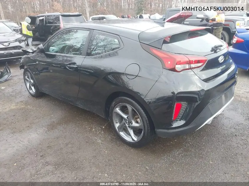 KMHTG6AF5KU003014 2019 Hyundai Veloster 2.0