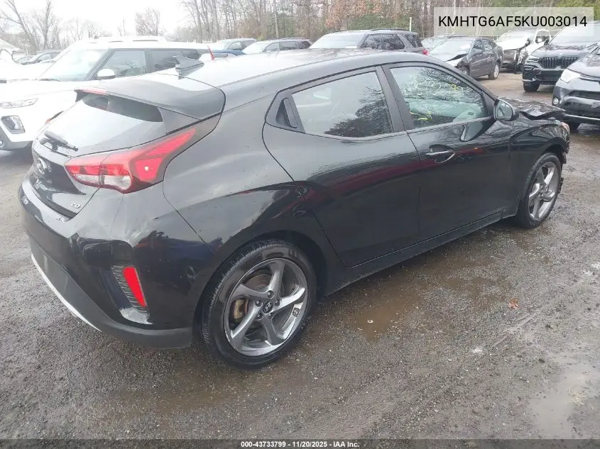 KMHTG6AF5KU003014 2019 Hyundai Veloster 2.0