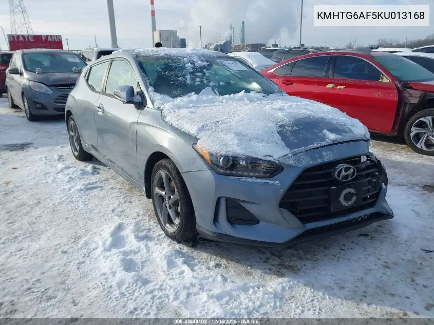 KMHTG6AF5KU013168 2019 Hyundai Veloster 2.0