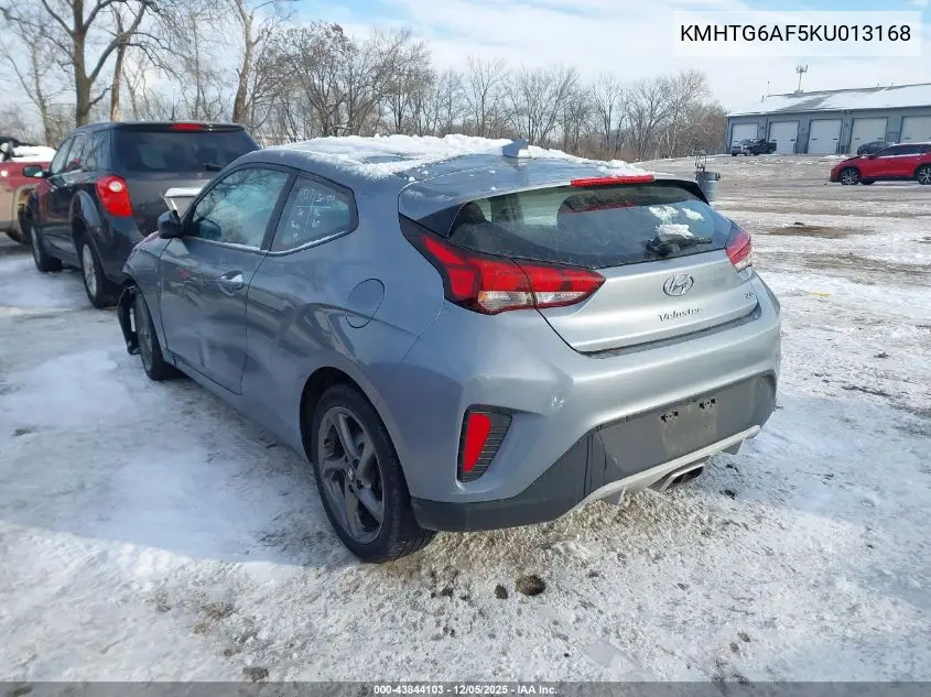 KMHTG6AF5KU013168 2019 Hyundai Veloster 2.0