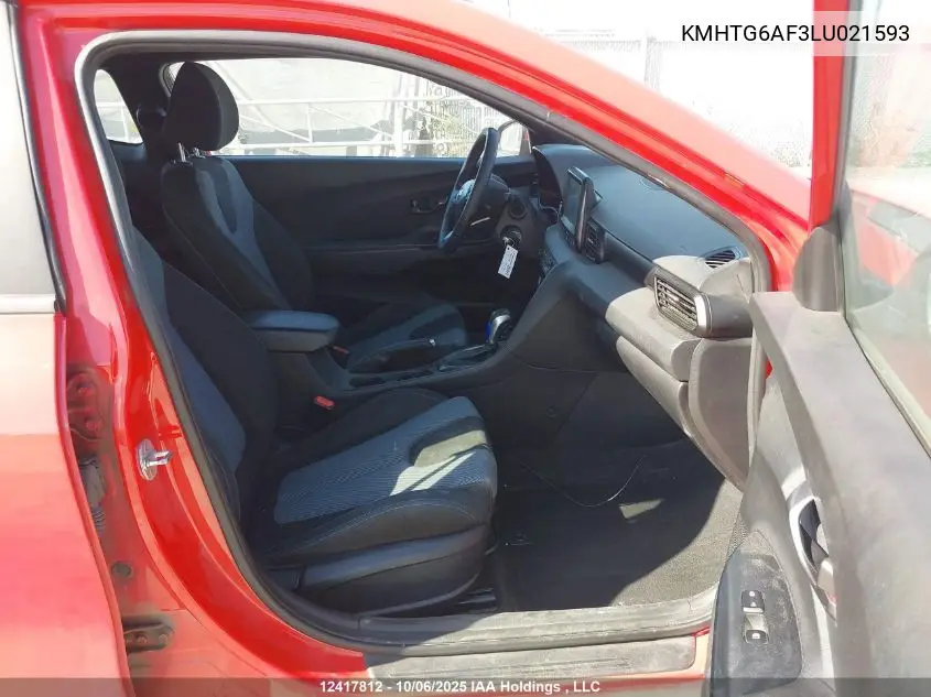 KMHTG6AF3LU021593 2020 Hyundai Veloster