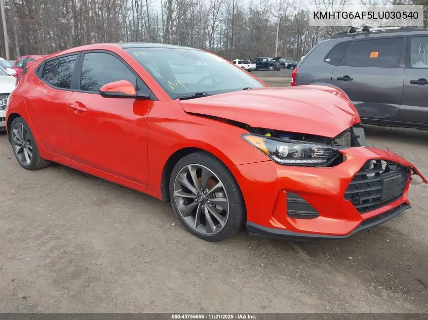KMHTG6AF5LU030540 2020 Hyundai Veloster 2.0 Premium
