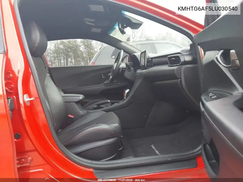 KMHTG6AF5LU030540 2020 Hyundai Veloster 2.0 Premium