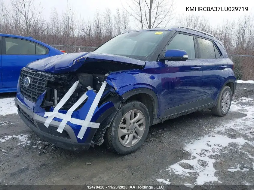 KMHRC8A37LU029719 2020 Hyundai Venue Preferred