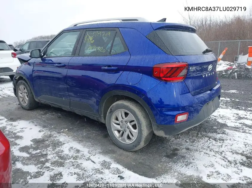 KMHRC8A37LU029719 2020 Hyundai Venue Preferred