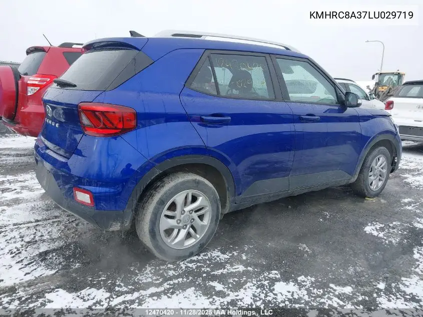 KMHRC8A37LU029719 2020 Hyundai Venue Preferred