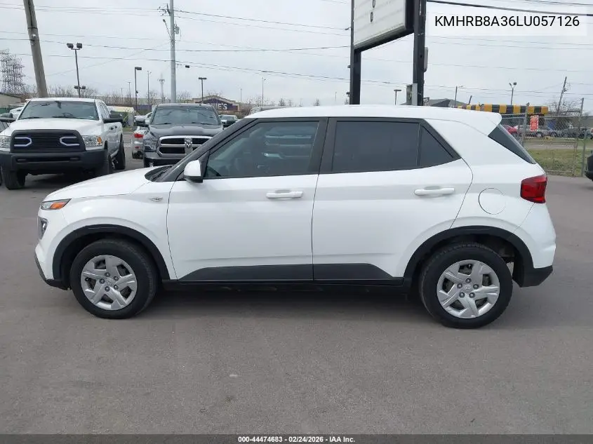 KMHRB8A36LU057126 2020 Hyundai Venue Se