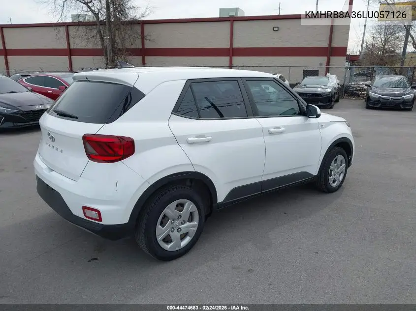 KMHRB8A36LU057126 2020 Hyundai Venue Se