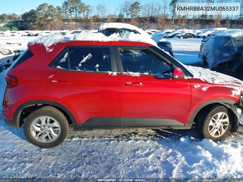 KMHRB8A32MU065337 2021 Hyundai Venue Se