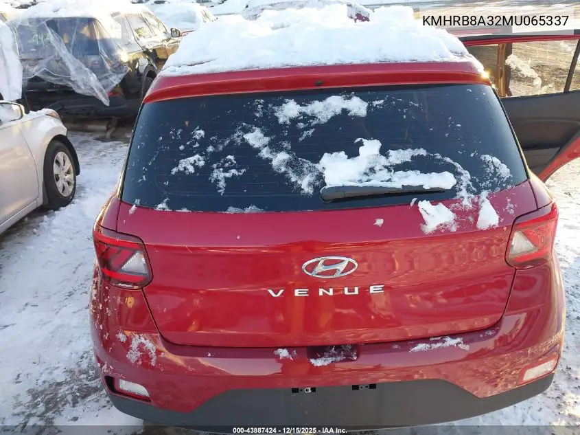 KMHRB8A32MU065337 2021 Hyundai Venue Se