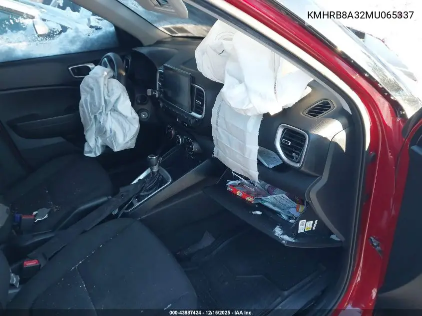 KMHRB8A32MU065337 2021 Hyundai Venue Se