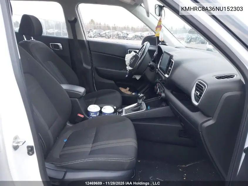 KMHRC8A36NU152303 2022 Hyundai Venue Preferred