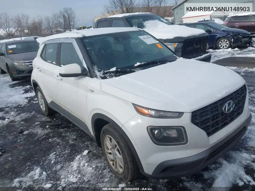 KMHRB8A36NU148903 2022 Hyundai Venue Se