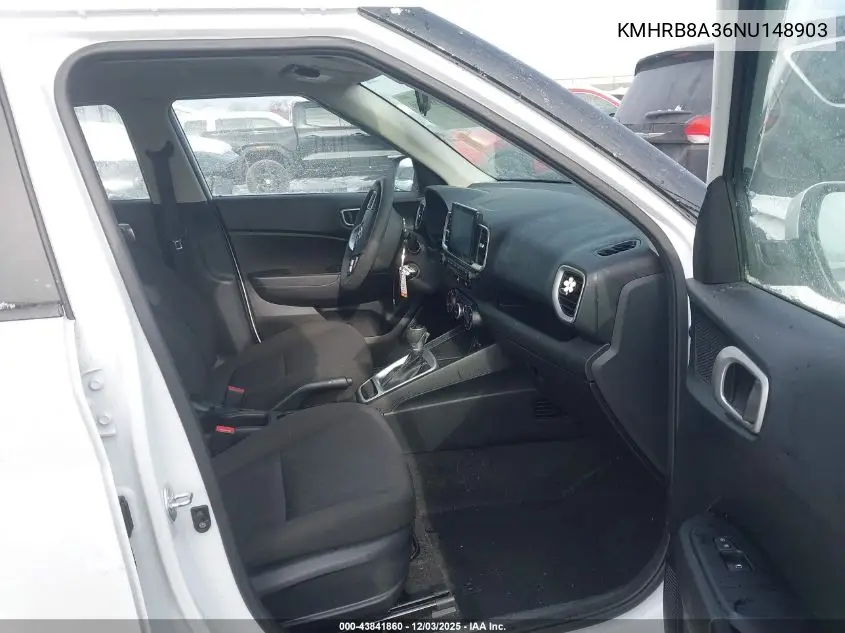 KMHRB8A36NU148903 2022 Hyundai Venue Se