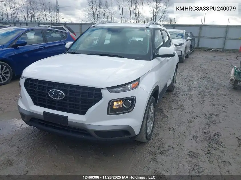 KMHRC8A33PU240079 2023 Hyundai Venue