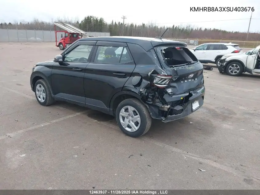 KMHRB8A3XSU403676 2025 Hyundai Venue Essential