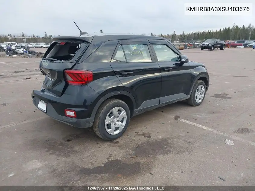 KMHRB8A3XSU403676 2025 Hyundai Venue Essential