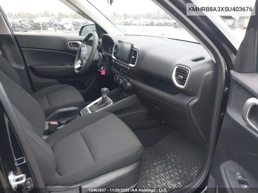 KMHRB8A3XSU403676 2025 Hyundai Venue Essential