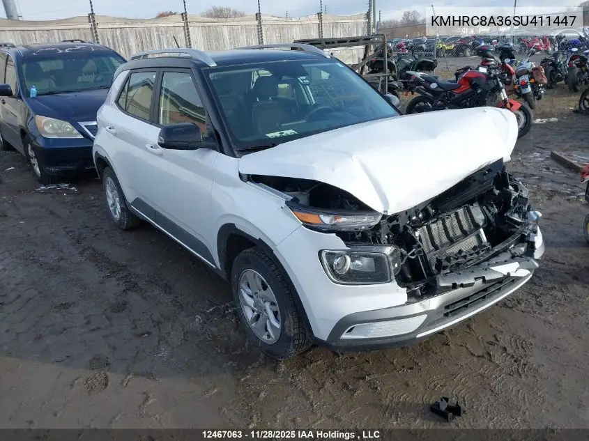 KMHRC8A36SU411447 2025 Hyundai Venue Sel/Limited