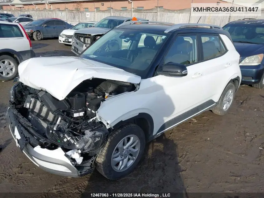 KMHRC8A36SU411447 2025 Hyundai Venue Sel/Limited