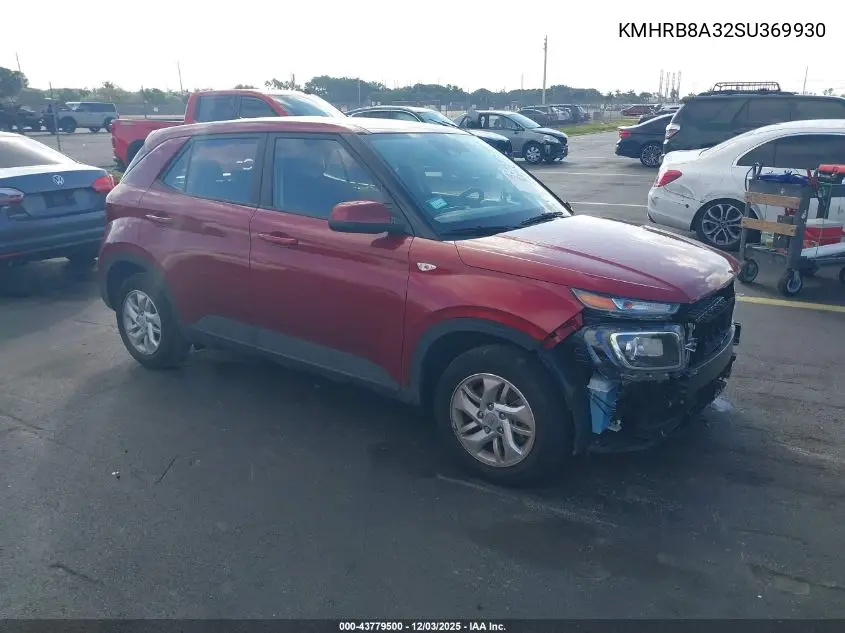 KMHRB8A32SU369930 2025 Hyundai Venue Se