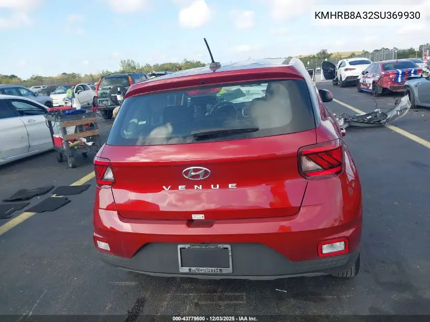 KMHRB8A32SU369930 2025 Hyundai Venue Se