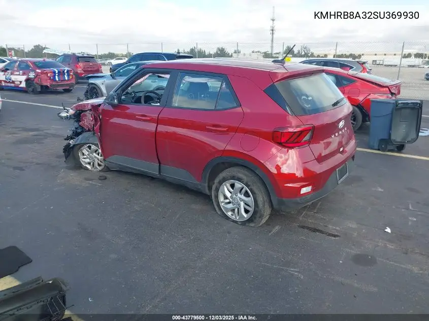 KMHRB8A32SU369930 2025 Hyundai Venue Se