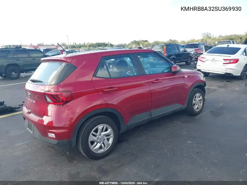 KMHRB8A32SU369930 2025 Hyundai Venue Se
