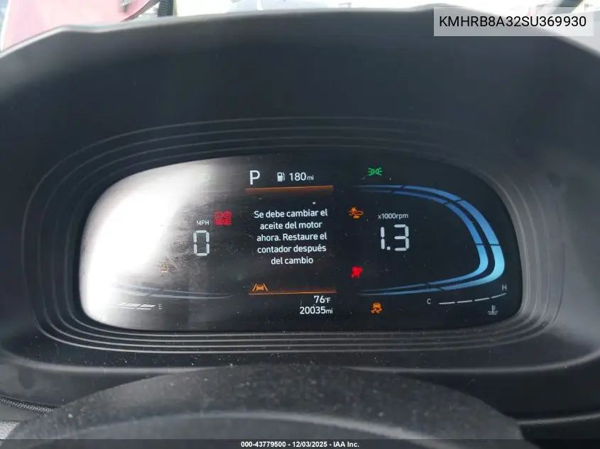 KMHRB8A32SU369930 2025 Hyundai Venue Se