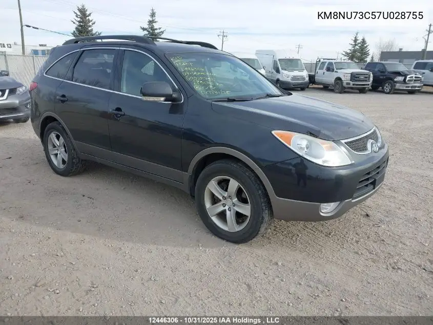 KM8NU73C57U028755 2007 Hyundai Veracruz Gls/Se/Limited