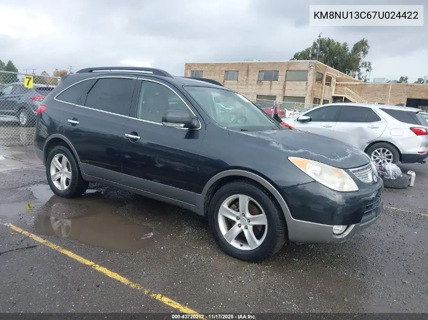 KM8NU13C67U024422 2007 Hyundai Veracruz Gls/Limited/Se