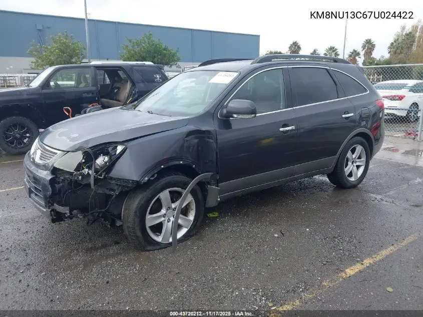 KM8NU13C67U024422 2007 Hyundai Veracruz Gls/Limited/Se