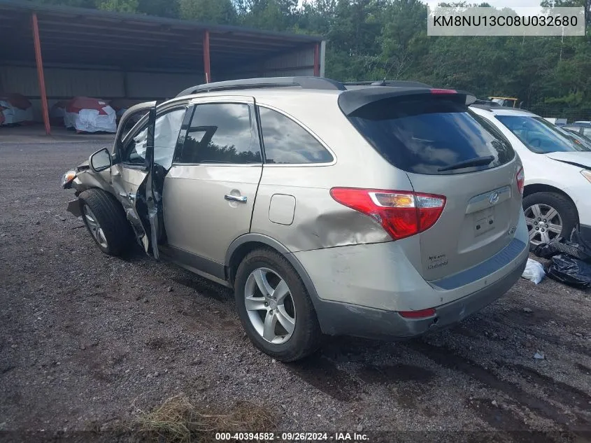 KM8NU13C08U032680 2008 Hyundai Veracruz Gls/Se/Limited