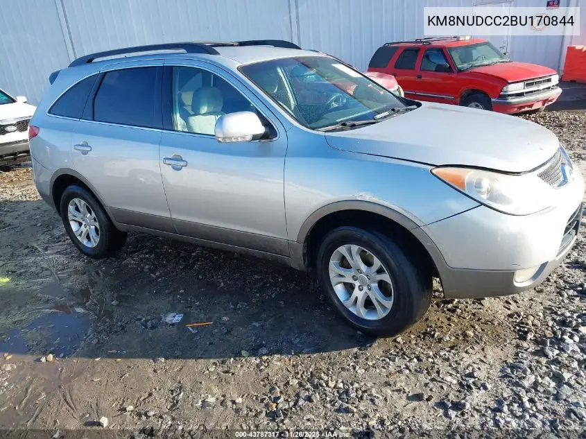 KM8NUDCC2BU170844 2011 Hyundai Veracruz Gls