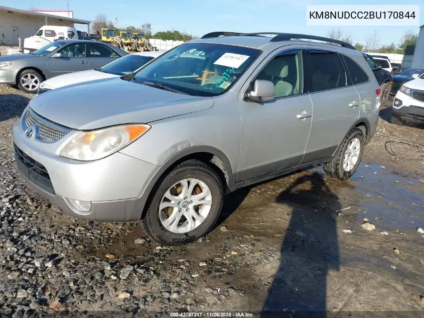 KM8NUDCC2BU170844 2011 Hyundai Veracruz Gls