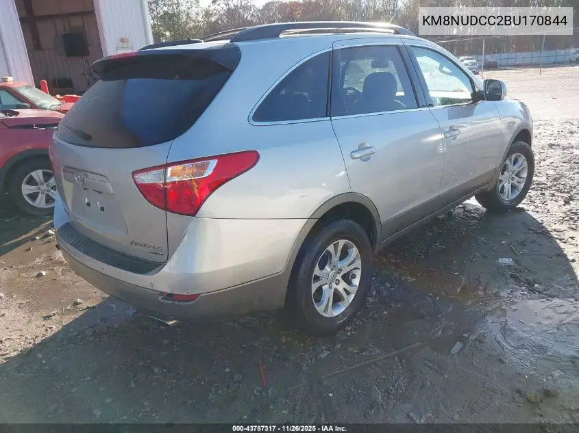 KM8NUDCC2BU170844 2011 Hyundai Veracruz Gls
