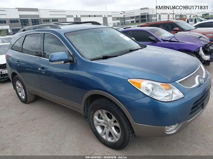 2011 Hyundai Veracruz Gls VIN: KM8NU4CC9BU171831 Lot: 45291583
