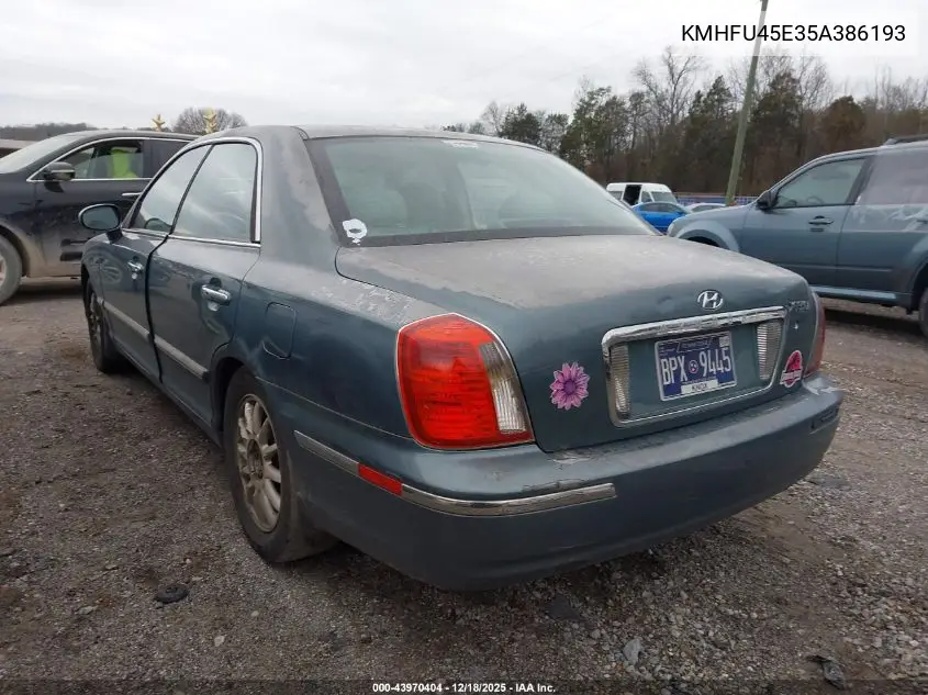 KMHFU45E35A386193 2005 Hyundai Xg350 L