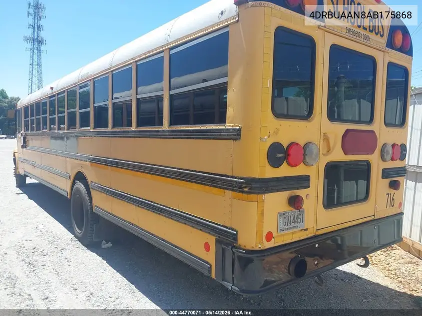 2010 Ic Corporation 3000 Ce VIN: 4DRBUAAN8AB175868 Lot: 44770071